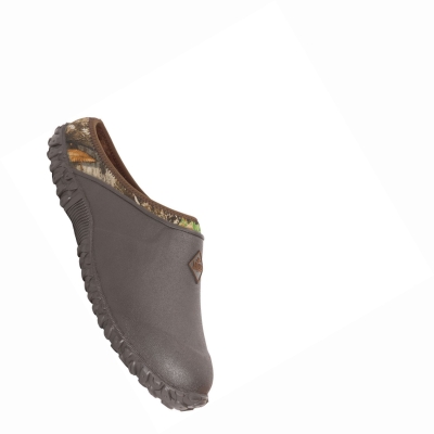 Brown Camo Muck Muckster Women's Garden Shoes | CA[UYS247]